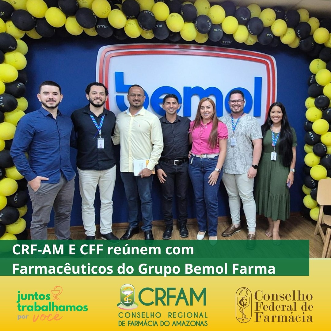CRF-AM se re&uacute;ne com Farmac&ecirc;uticos do Grupo Bemol Farma