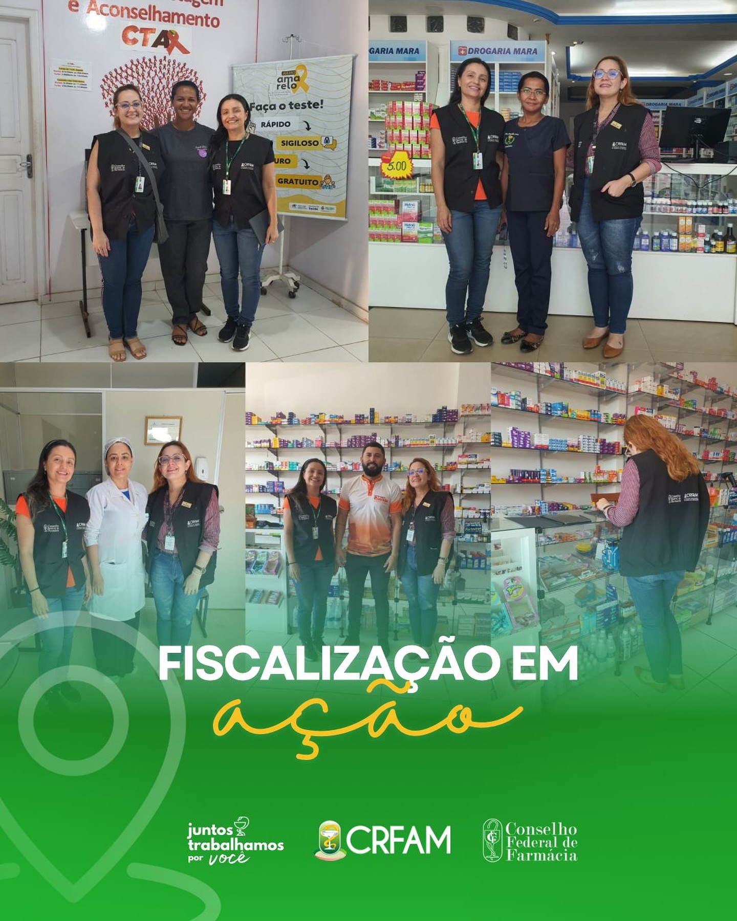 Fiscaliza&ccedil;&atilde;o do CRF-AM vai a Manacapuru