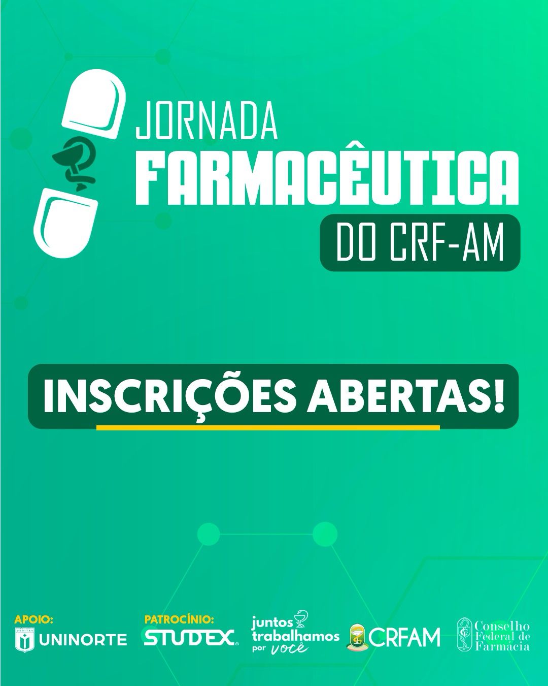 CRF-AM abre inscri&ccedil;&otilde;es para Jornada Farmac&ecirc;utica