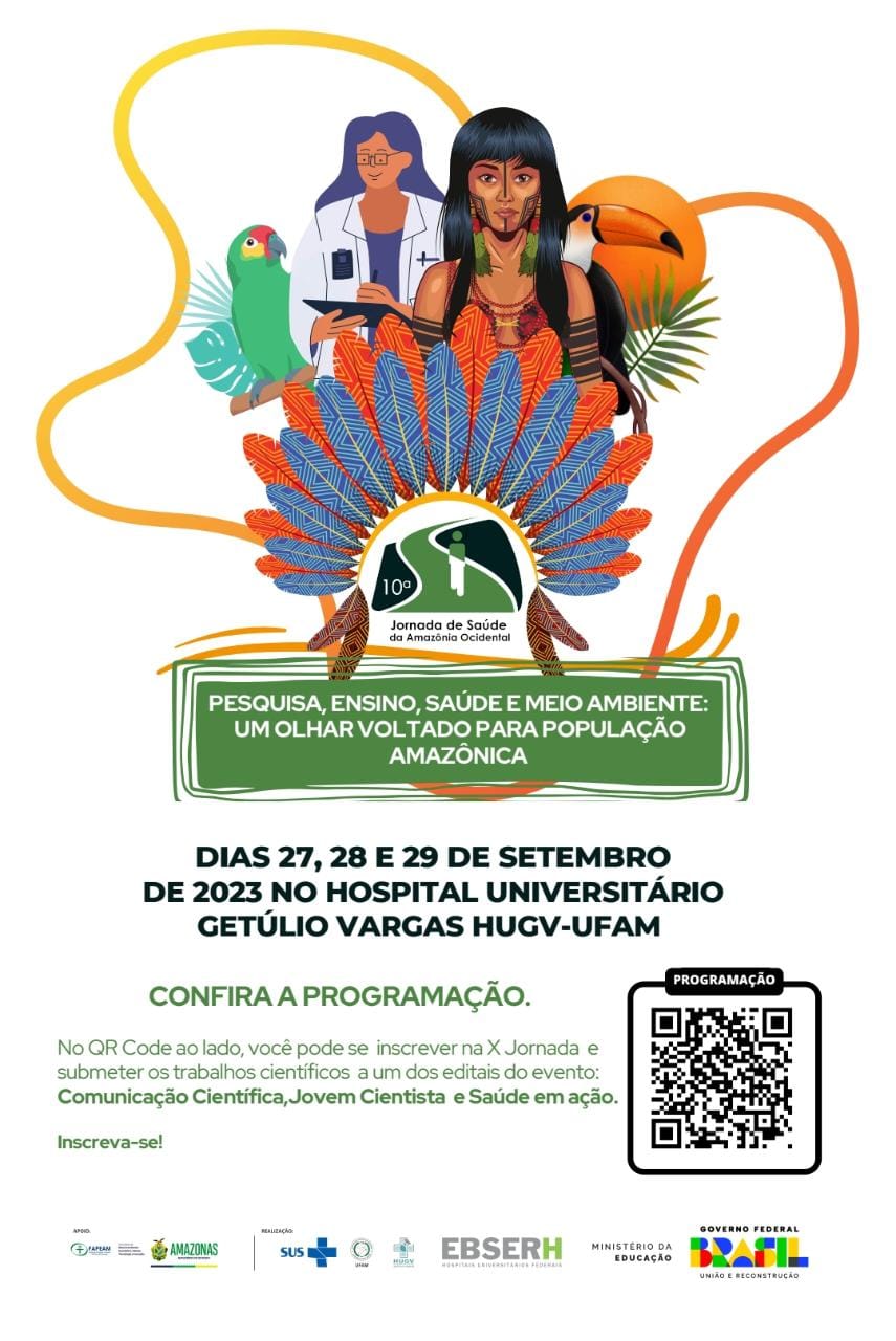 Abertas inscri&ccedil;&otilde;es para X Jornada de Sa&uacute;de da Amaz&ocirc;nia Ocidental do HUGV